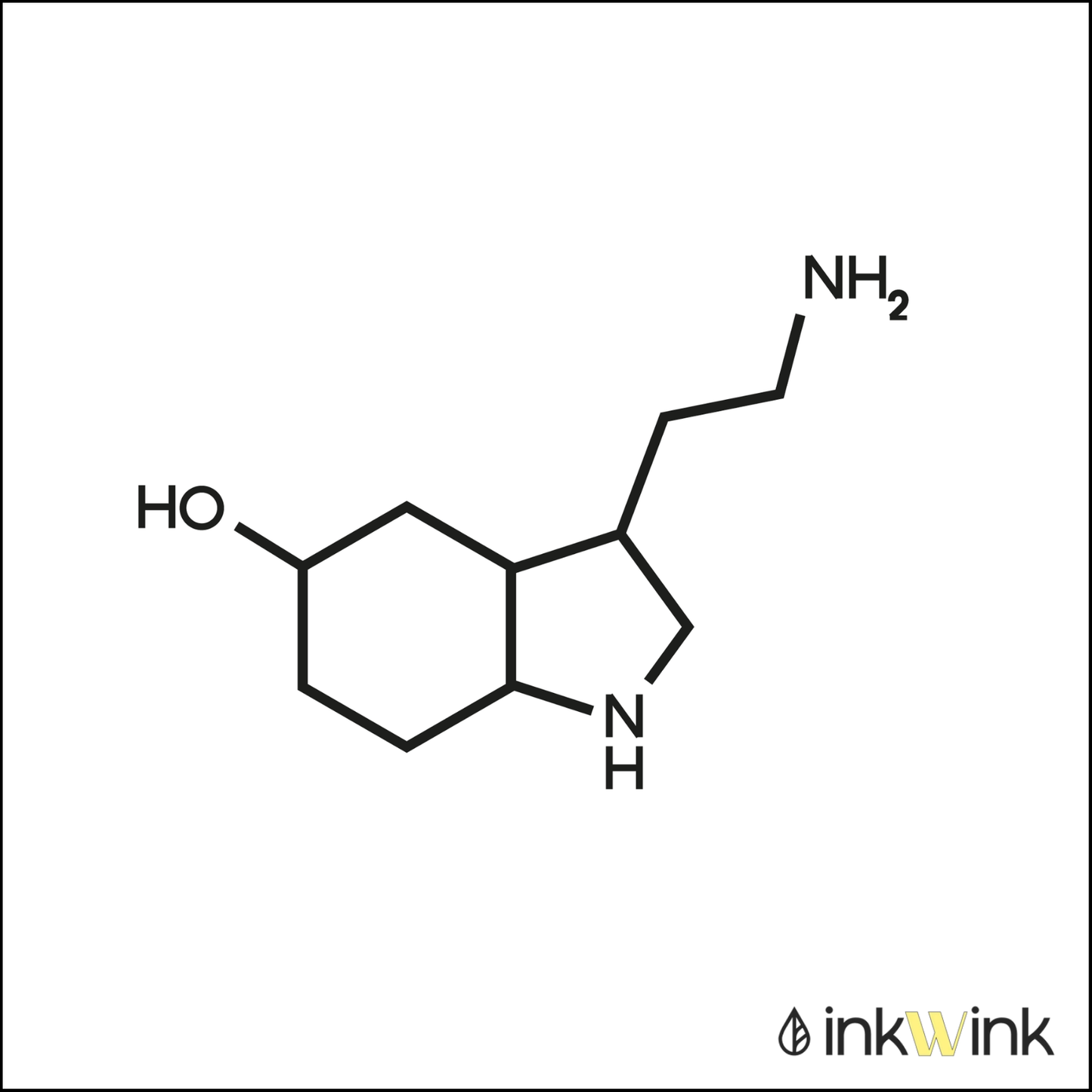 Chemical sign serotonin