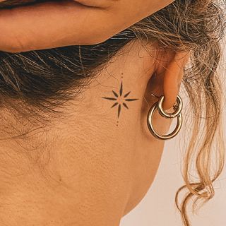 Star and Dots Tattoo