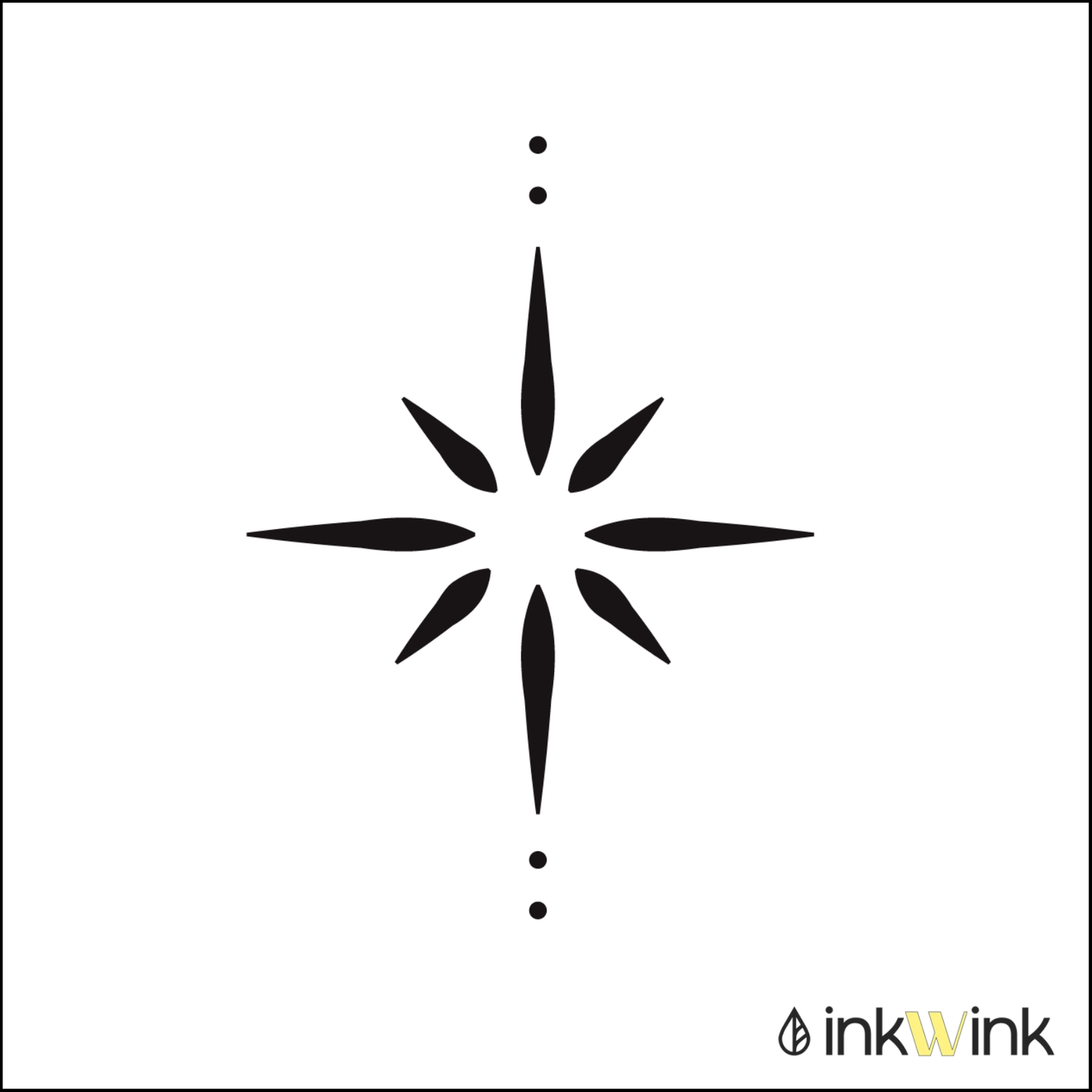 Star and Dots Tattoo