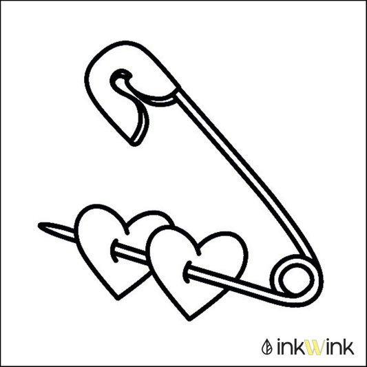 Safety Heart Pin
