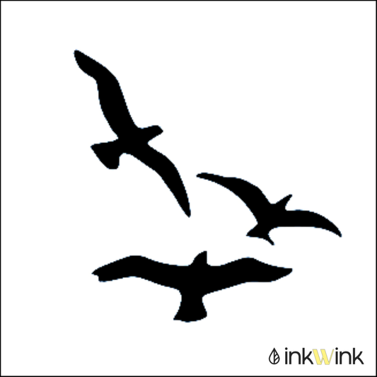 Three Birds Flying