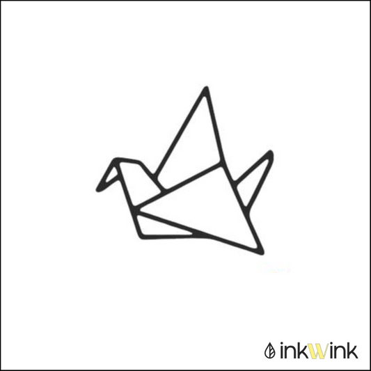 Folded Fly Tattoo