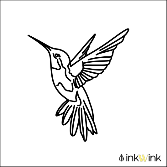 One Line Hummingbird