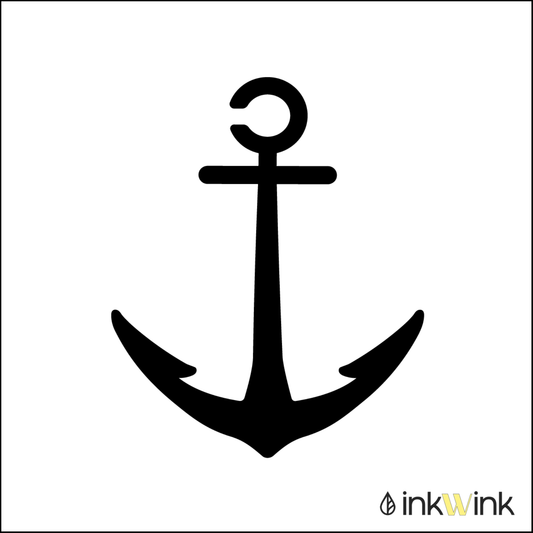 Small Anchor Tattoo - Pack of Two