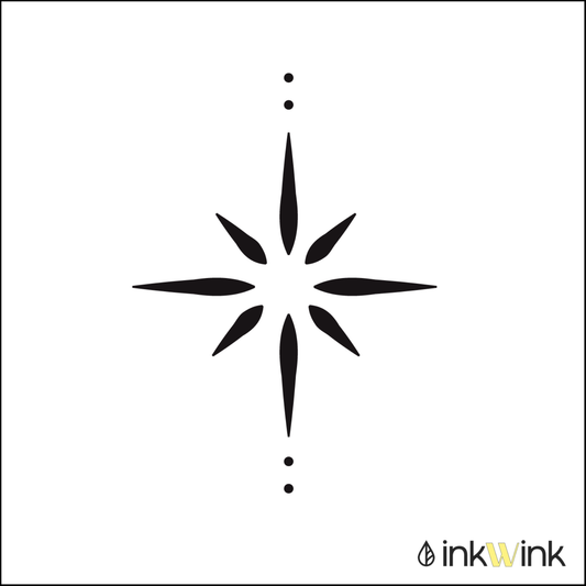 Star and Dots Tattoo