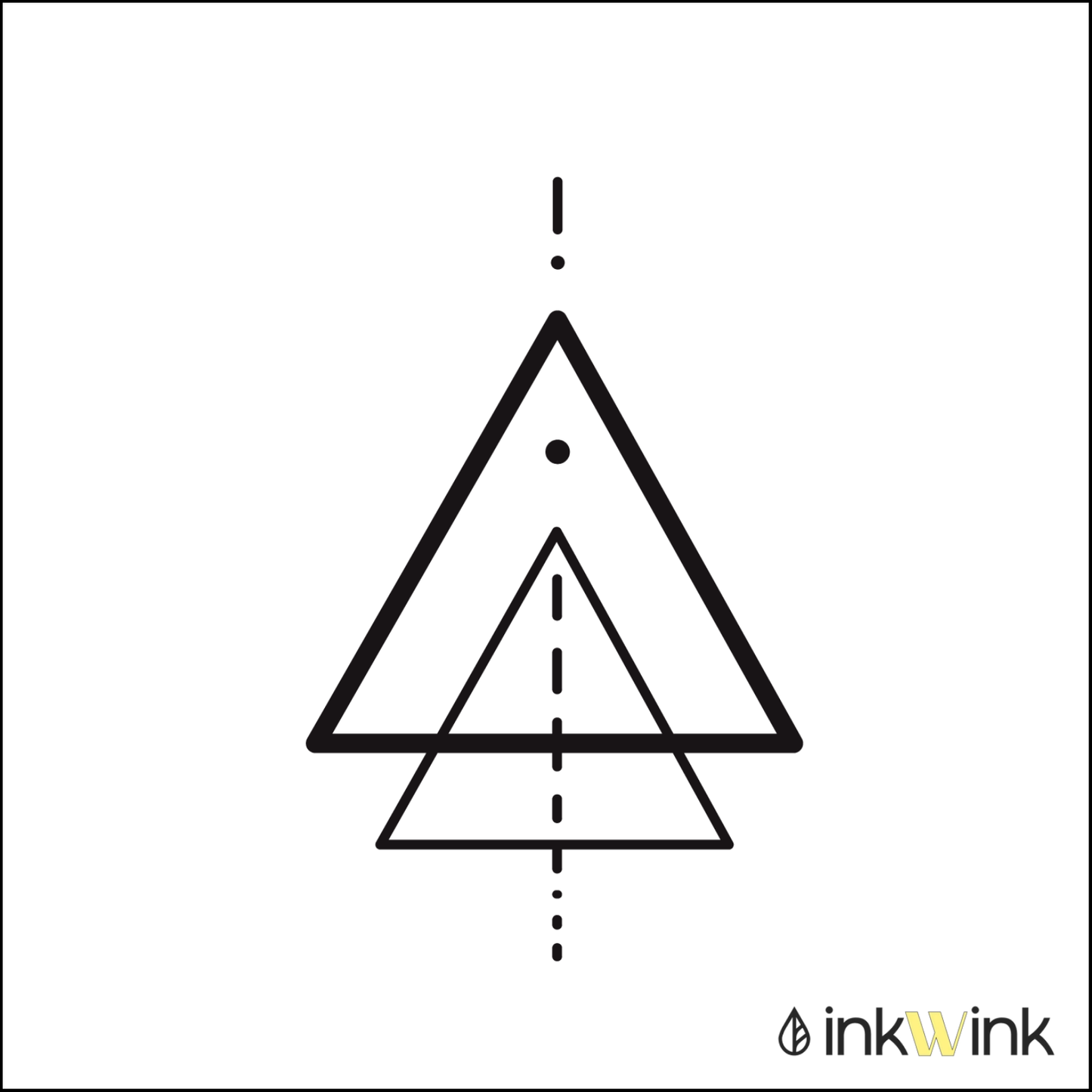 Triangle with Mandala