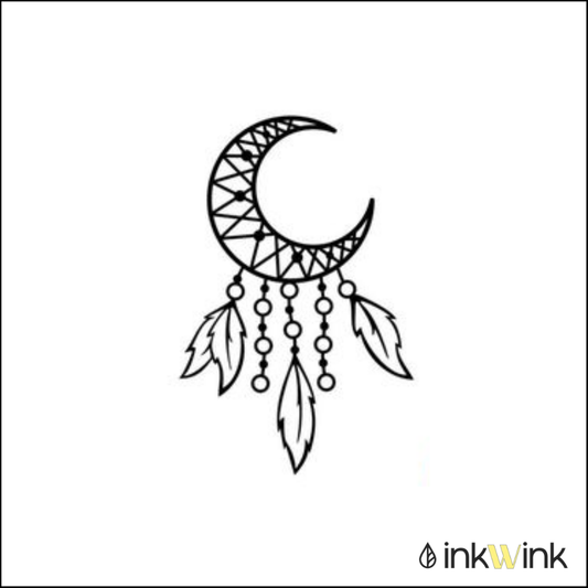 Moon Dream Catcher Tattoo
